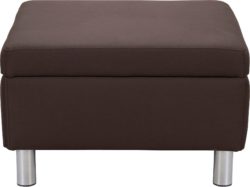 ColourMatch - Moda - Fabric Footstool - Chocolate